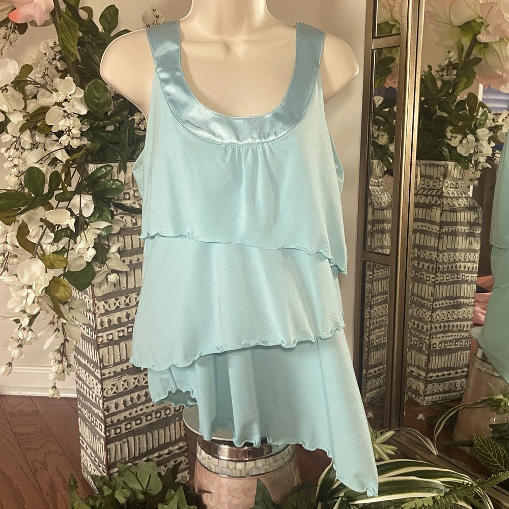 Ideology Ruffle Tiered Tank